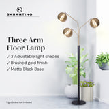 NNEDPE Adjustable 3-Arm Arc Lamp