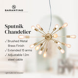 NNEDPE 15-Light Hanging Chandelier