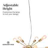NNEDPE 15-Light Hanging Chandelier