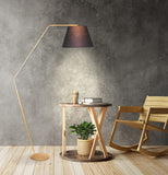 NNEDPE Arc Floor Lamp with Empire Shade