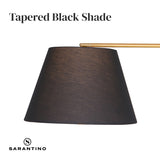 NNEDPE Arc Floor Lamp with Empire Shade
