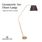 NNEDPE Arc Floor Lamp with Empire Shade