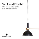 NNEDPE 3-Light Hanging Pendant Lamp