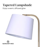 NNEDPE Floor Lamp with Metal End Table