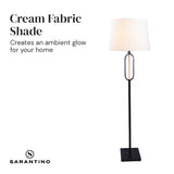NNEDPE Classic Floor Lamp with Empire Shade