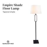 NNEDPE Classic Floor Lamp with Empire Shade
