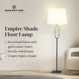 NNEDPE Classic Floor Lamp with Empire Shade