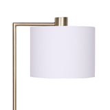 NNEDPE Task Lamp with USB Charging Port Antique Metal Brass Finish
