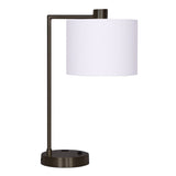 NNEDPE Metal Task Lamp with USB Port - Bronze