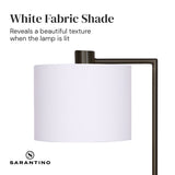 NNEDPE Metal Task Lamp with USB Port - Bronze