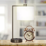 NNEDPE Metal Task Lamp with USB Port - Bronze