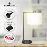 NNEDPE Metal Task Lamp with USB Port - Bronze