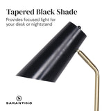 NNEDPE Black/Brass Table Lamp