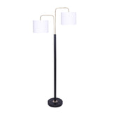 NNEDPE Black Metal Task Floor Lamp