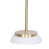NNEDPE White/Brass Table Lamp
