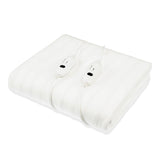 NNEDPE Heated Electric Blanket Queen Fitted Polyester - White