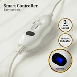 NNEDPE Heated Electric Blanket Fitted Underlay Winter Double