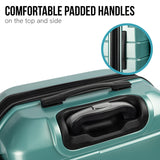 NNEDPE 24in Hard Shell Suitcase ABS+PC - Electric Teal