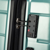 NNEDPE 3PC Luggage Set Hard Shell  ABS+PC - Electric Teal