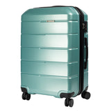 NNEDPE 3PC Luggage Set Hard Shell  ABS+PC - Electric Teal