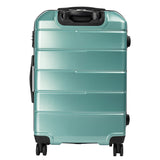 NNEDPE 3PC Luggage Set Hard Shell  ABS+PC - Electric Teal