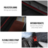 NNEDPE 24in Lightweight Hard Shell Suitcase - Obsidian Black