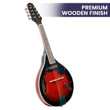 NNEDPE 8-String Electric Mandolin Guitar - Red Black