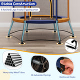 NNECW Mini Trampoline with Safety Enclosure Net