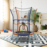 NNECW Mini Trampoline with Safety Enclosure Net