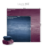 NNEDPE XL Double-Sided Oversized Faux Mink Blanket 305x305cm Purple