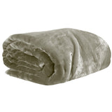 NNEDPE XL Double-Sided Oversized Faux Mink Blanket 305x305cm Olive