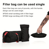 NNETM 7pcs Fitness Weighted Sandbag Set - Heavy Duty Exercise Equipment
