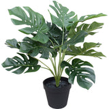 NNEDSZ Artificial Potted Split Philodendron (Monstera) 40 cm