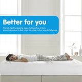 NNEDPE Bamboo Mattress Protector- King Single