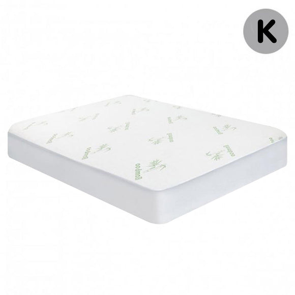 NNEDPE Bamboo Mattress Protector- King