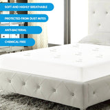 NNEDPE Bamboo Mattress Protector- King Single