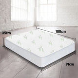 NNEDPE Bamboo Mattress Protector- Single