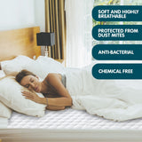 NNEDPE Cool Max Mattress Protector- Single