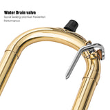 NNECW Portable Gold Brass Made Musical Instrument For Kids