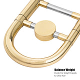 NNECW Portable Gold Brass Made Musical Instrument For Kids