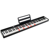 NNECW Electric Lighted Piano Keyboard with Sustain Pedal