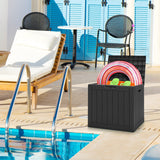NNECW 118L Deck Box for Patio Tools-Black