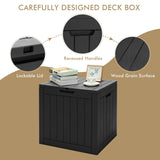 NNECW 118L Deck Box for Patio Tools-Black