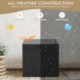 NNECW 118L Deck Box for Patio Tools-Black