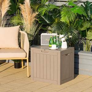 NNECW 118L Deck Box for Patio Tools-Gray