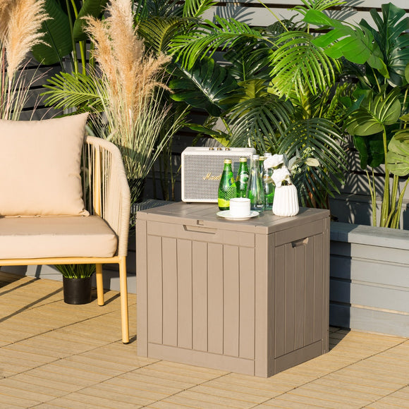 NNECW 118L Deck Box for Patio Tools-Gray
