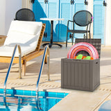 NNECW 118L Deck Box for Patio Tools-Gray