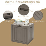 NNECW 118L Deck Box for Patio Tools-Gray