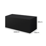 Marlow Outdoor Furniture Cover Garden Black 45cm Extension-1910112914929487874