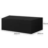Marlow Outdoor Furniture Cover Garden Black 15cm-1910112915239866370